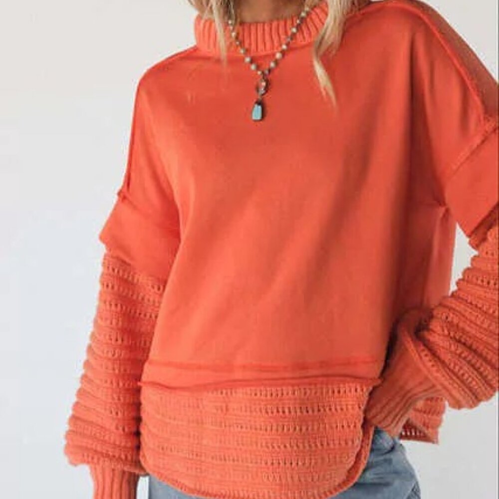 The Nest Moonrise Layered Sweater Top